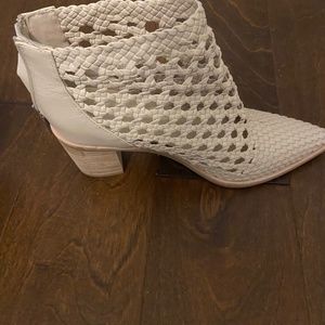 Paige off white rope booties